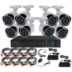 VIPA - Kit 8 Camaras Seguridad Exterior HD E80L