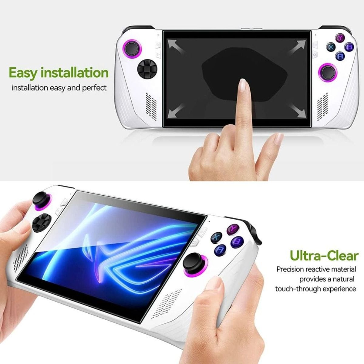 GENERICO - Lámina De Vidrio Templado compatible con Asus Rog Ally