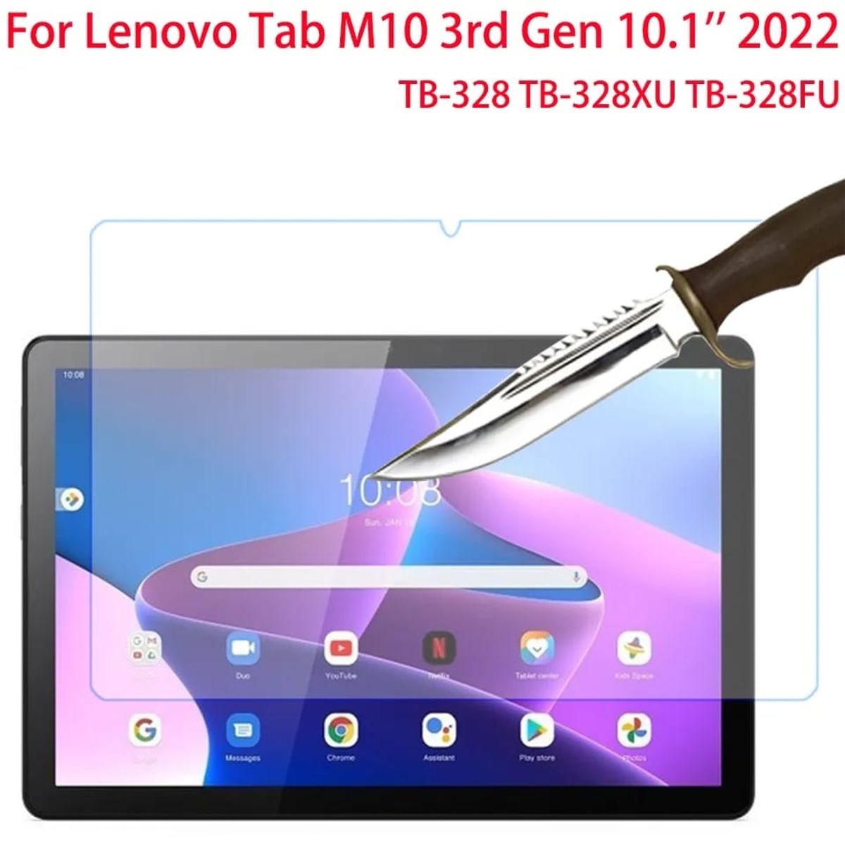 GENERICO - Lámina De Vidrio para Lenovo Tab M10 3ra Generación
