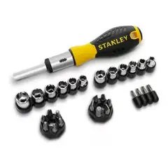 STANLEY - Set De Destornilladores Y Puntas De 29 Piezas -