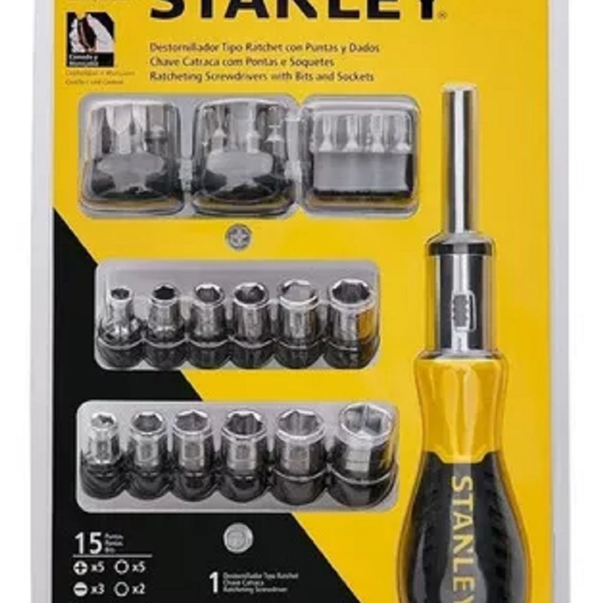 STANLEY - Set De Destornilladores Y Puntas De 29 Piezas - Stanley