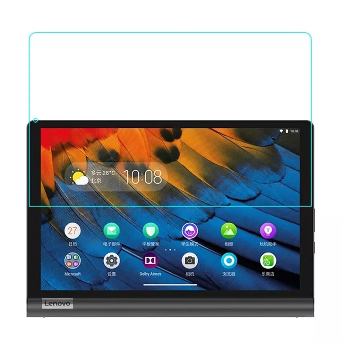 GENERICO - Lámina De Vidrio Templado para Lenovo Yoga Smart Tab 5
