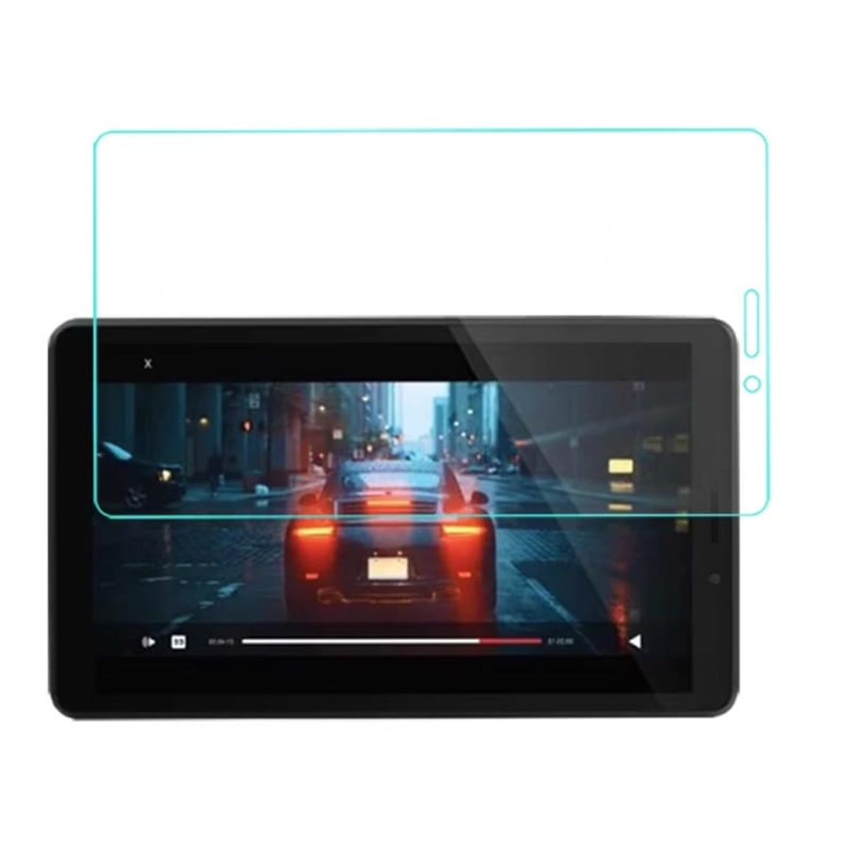 GENERICO - Lámina De Vidrio Templado para Lenovo tab M7 3ra Generación