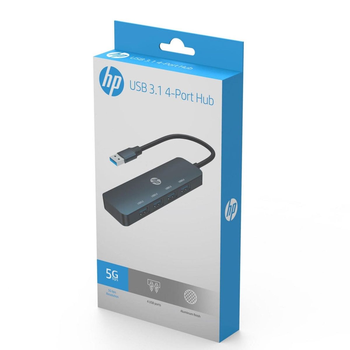 HP - Hub Usb 3,1 4 Puertos HP DHC-CT100