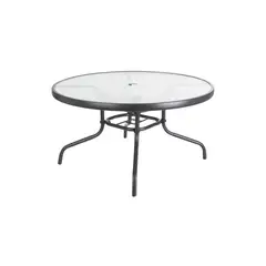 GENERICO - Mesa Jardin Para Juego de terraza Sao Paulo COLOR NEGRO / Ng Home