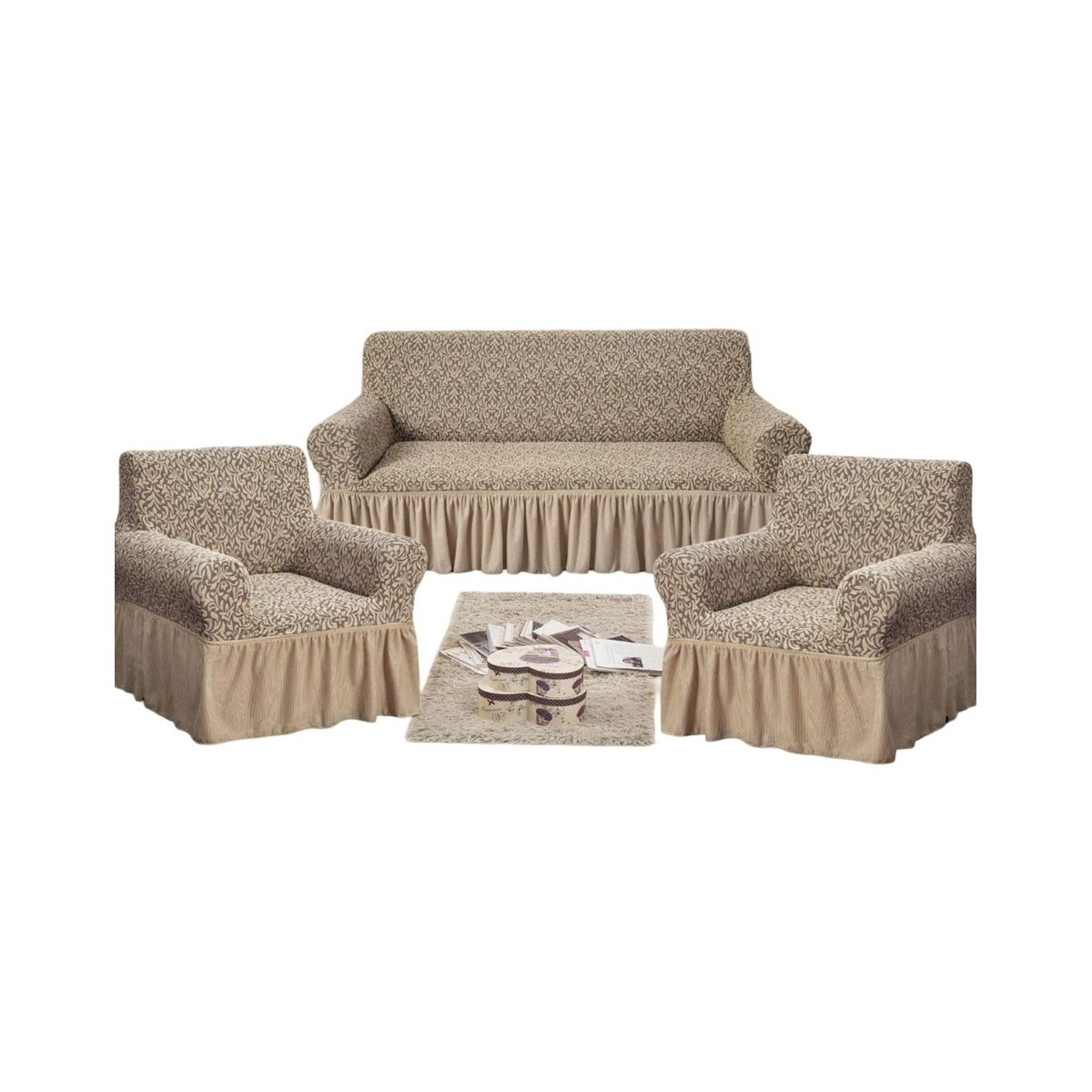 GENERICO - JUEGO DE FUNDAS TURKAS 3C MAS 2 DE 1 CUERPO D13