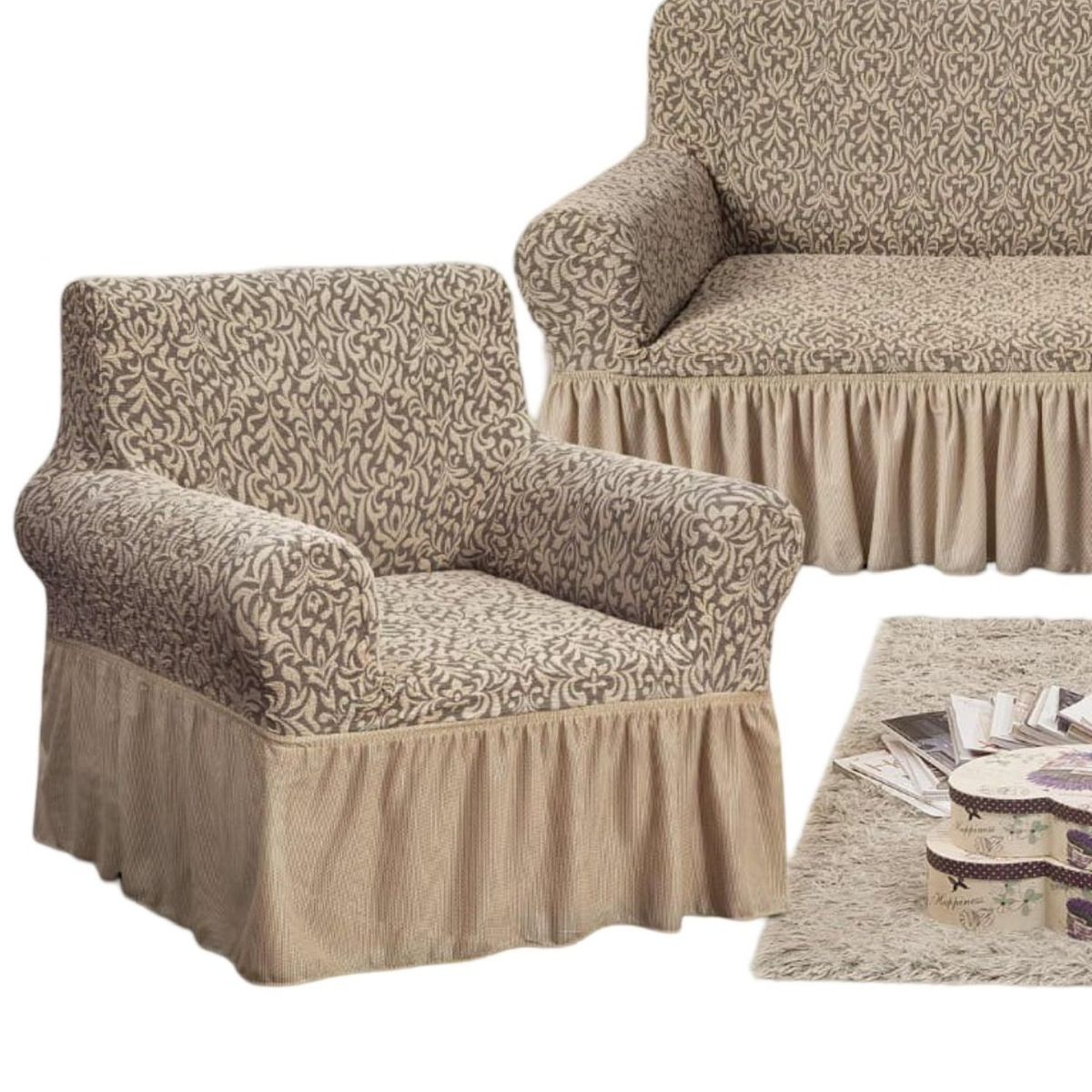 GENERICO - JUEGO DE FUNDAS TURKAS 3C MAS 2 DE 1 CUERPO D13