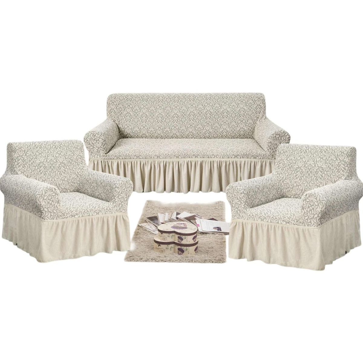 GENERICO - JUEGO DE FUNDAS TURKAS 3C MAS 2 DE 1 CUERPO D15