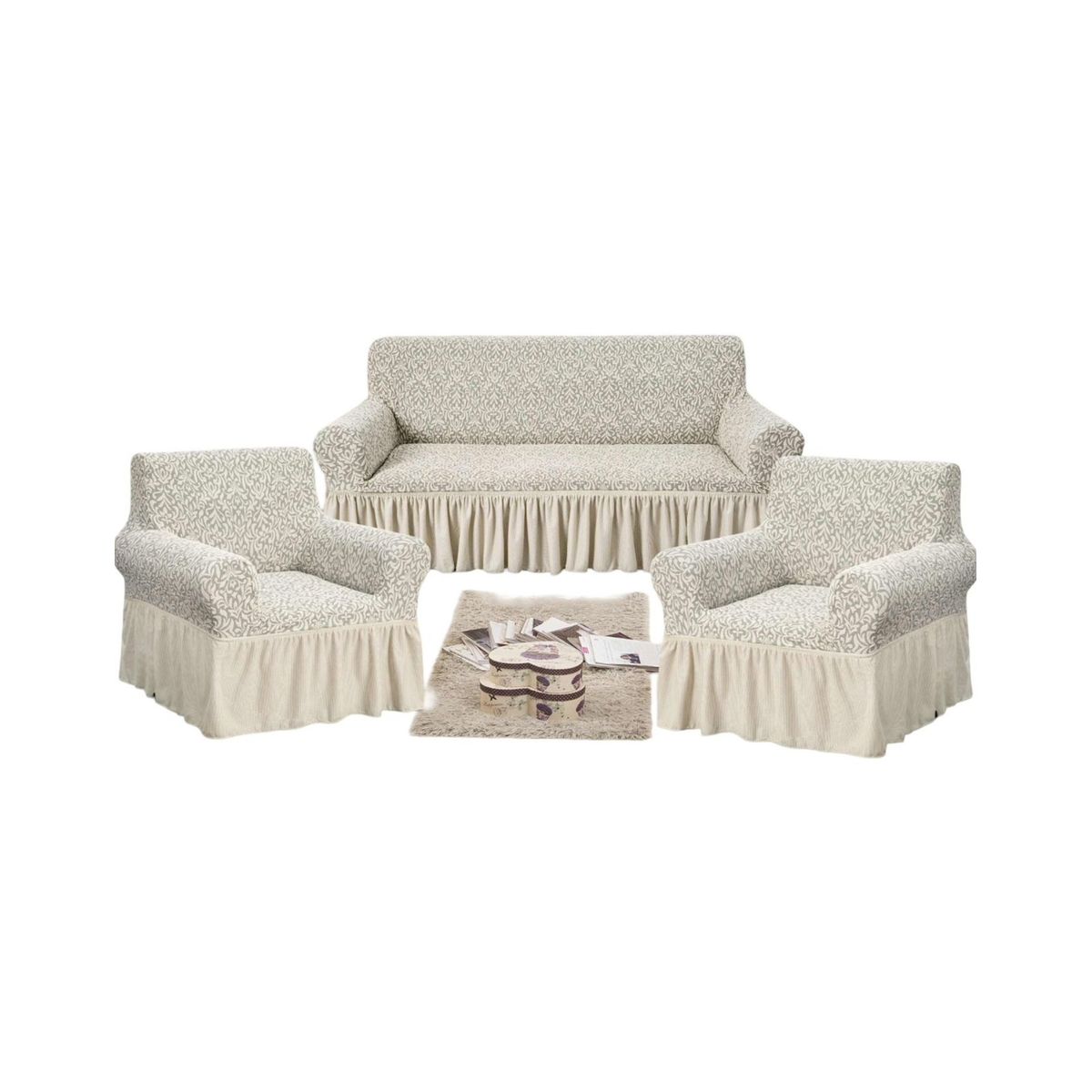 GENERICO - JUEGO DE FUNDAS TURKAS 3C MAS 2 DE 1 CUERPO D15