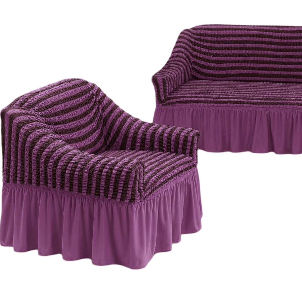 GENERICO - JUEGO DE FUNDAS TURKAS TEXTURIZADAS 3+1+1 D66