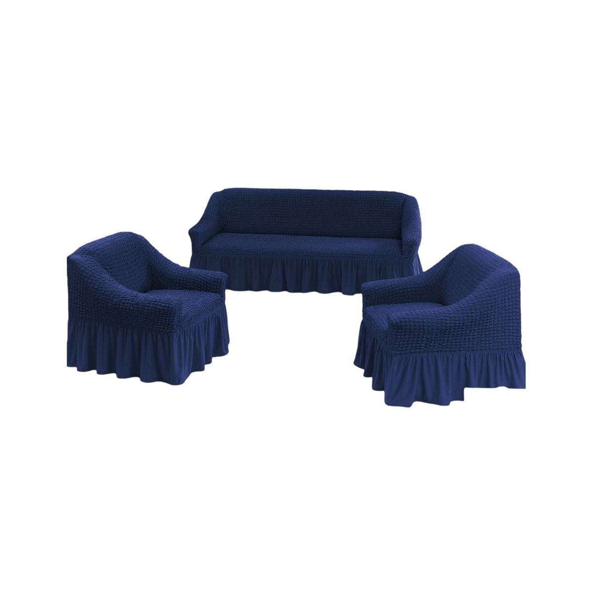 GENERICO - JUEGO DE FUNDAS TURKAS CUADRILLE 3+1+1 D55