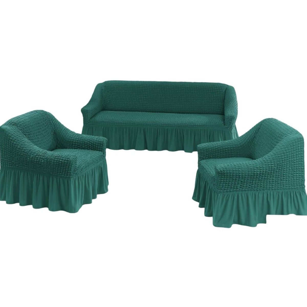 GENERICO - JUEGO DE FUNDAS TURKAS CUADRILLE 3+1+1 D512