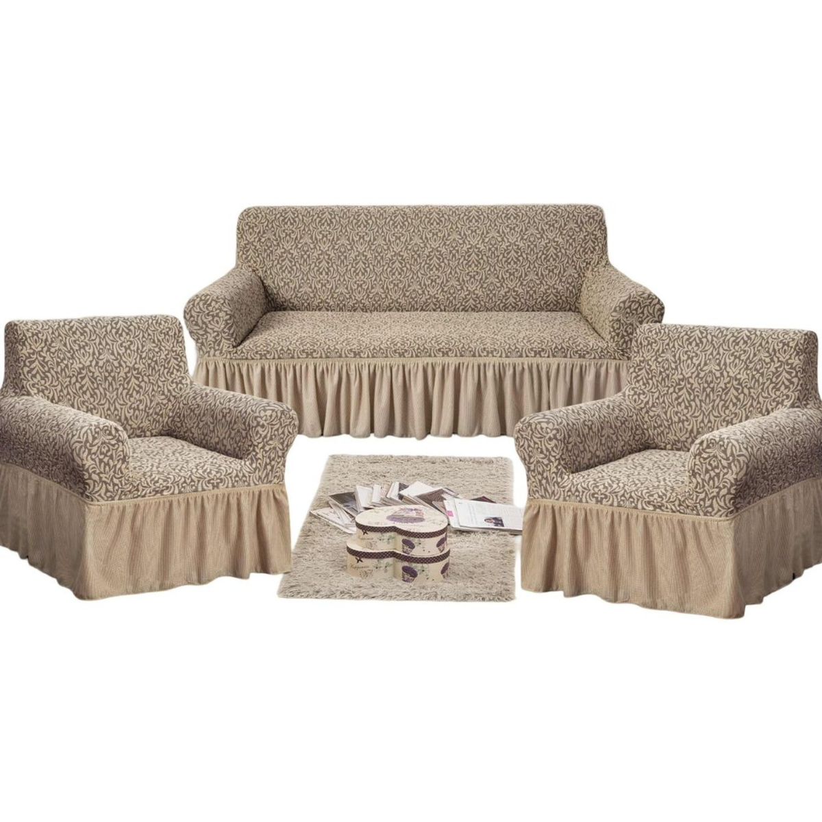 GENERICO - JUEGO DE FUNDAS TURKAS 3C MAS 2 DE 1 CUERPO D13