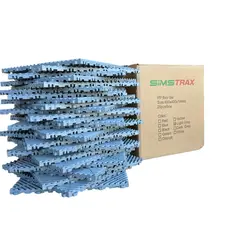 GENERICO - Piso Encastrable Heavy Duty SIMSTRAX Pack x 25 UN 4 M2 Gris Claro