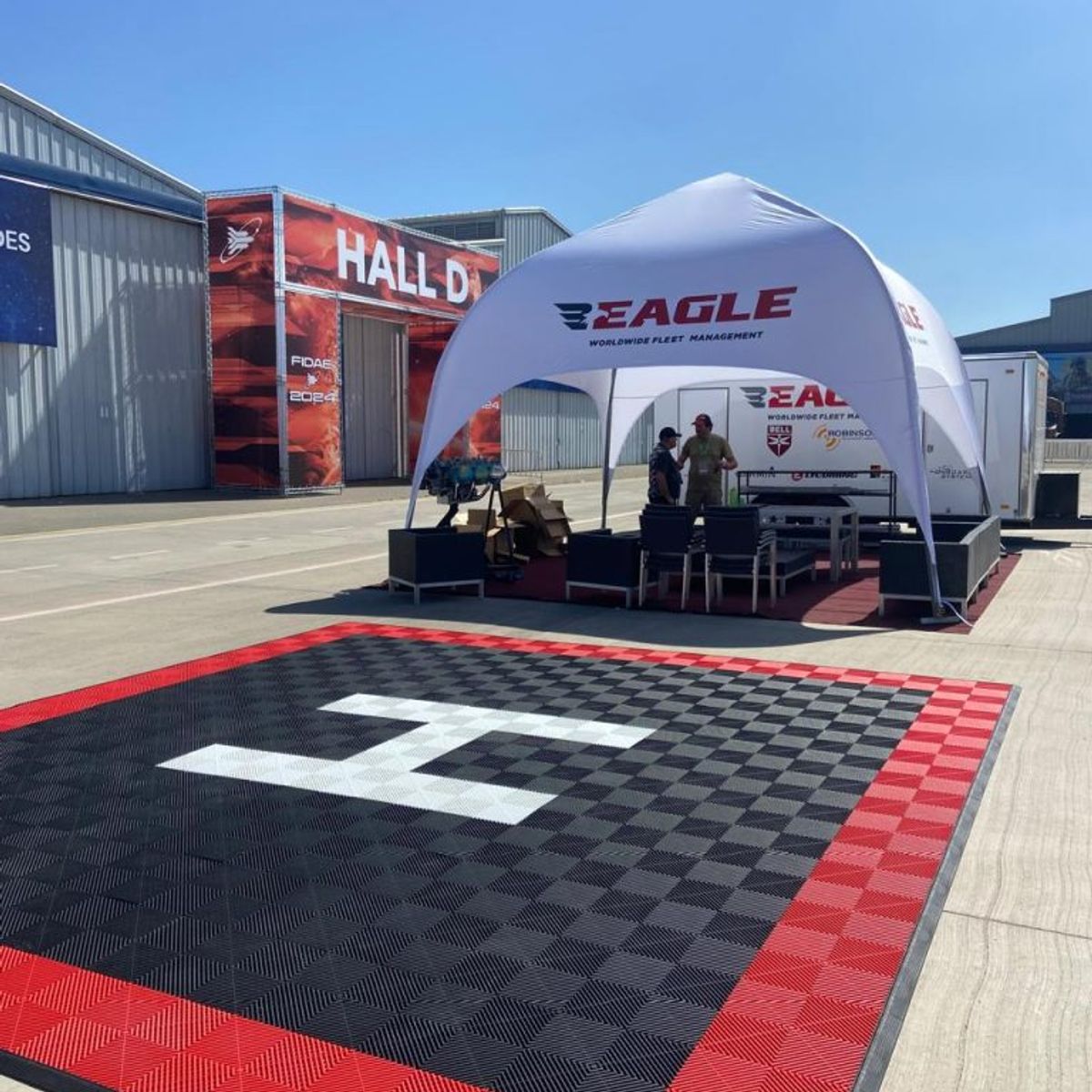 GENERICO - Piso Encastrable Heavy Duty SIMSTRAX Pack x 25 UN 4 M2 Naranjo