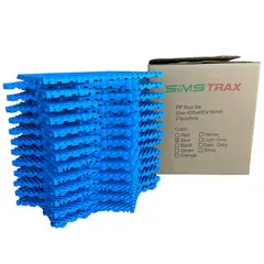 GENERICO - Piso Encastrable Heavy Duty SIMSTRAX Pack x 25 UN 4 M2 Celeste