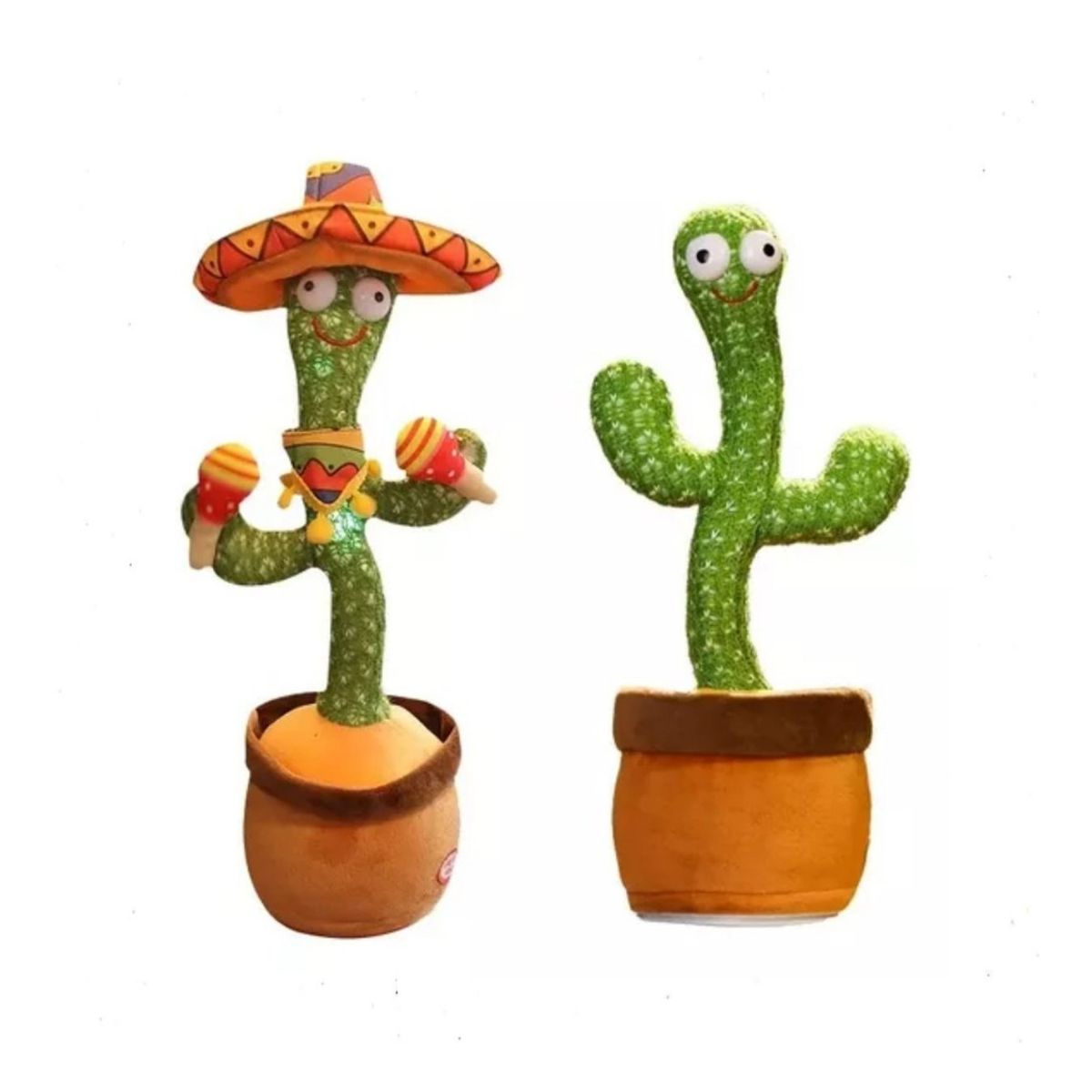 GENERICO - Cactus Bailarín Musical Recargable Con Sombrero Mexicano