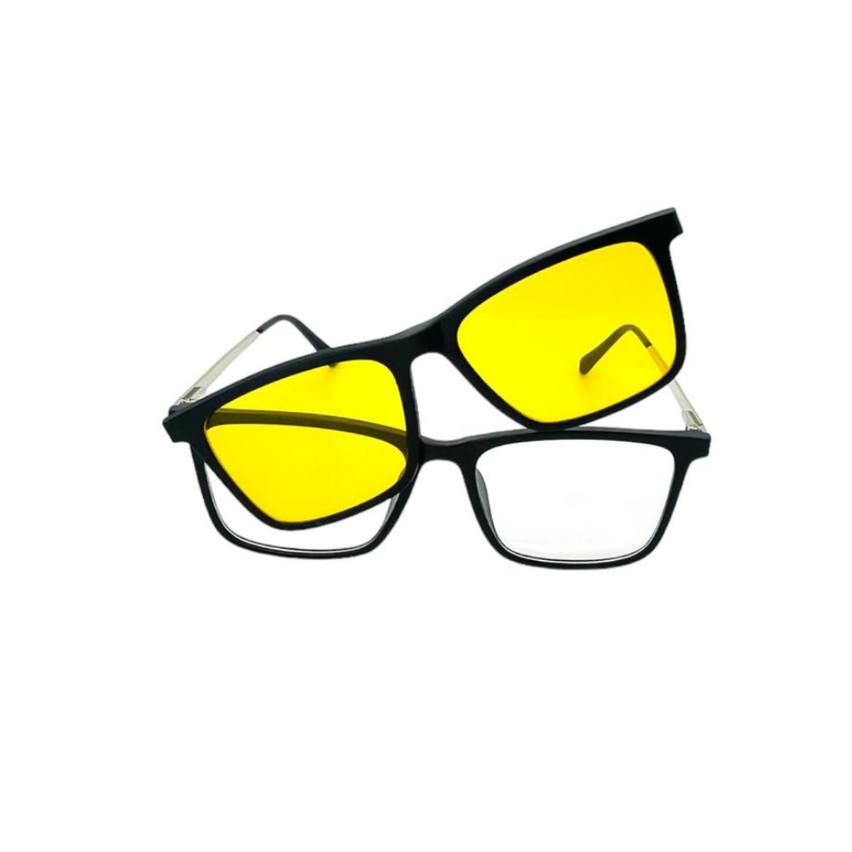 GENERICO - LENTES DE SOL CON SOBRE LENTES CLIP ON MODELO 2375