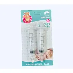 GENERICO - Jeringa Aspirador Nasal Bebé Limpieza Nasal Niños 2 Unidades