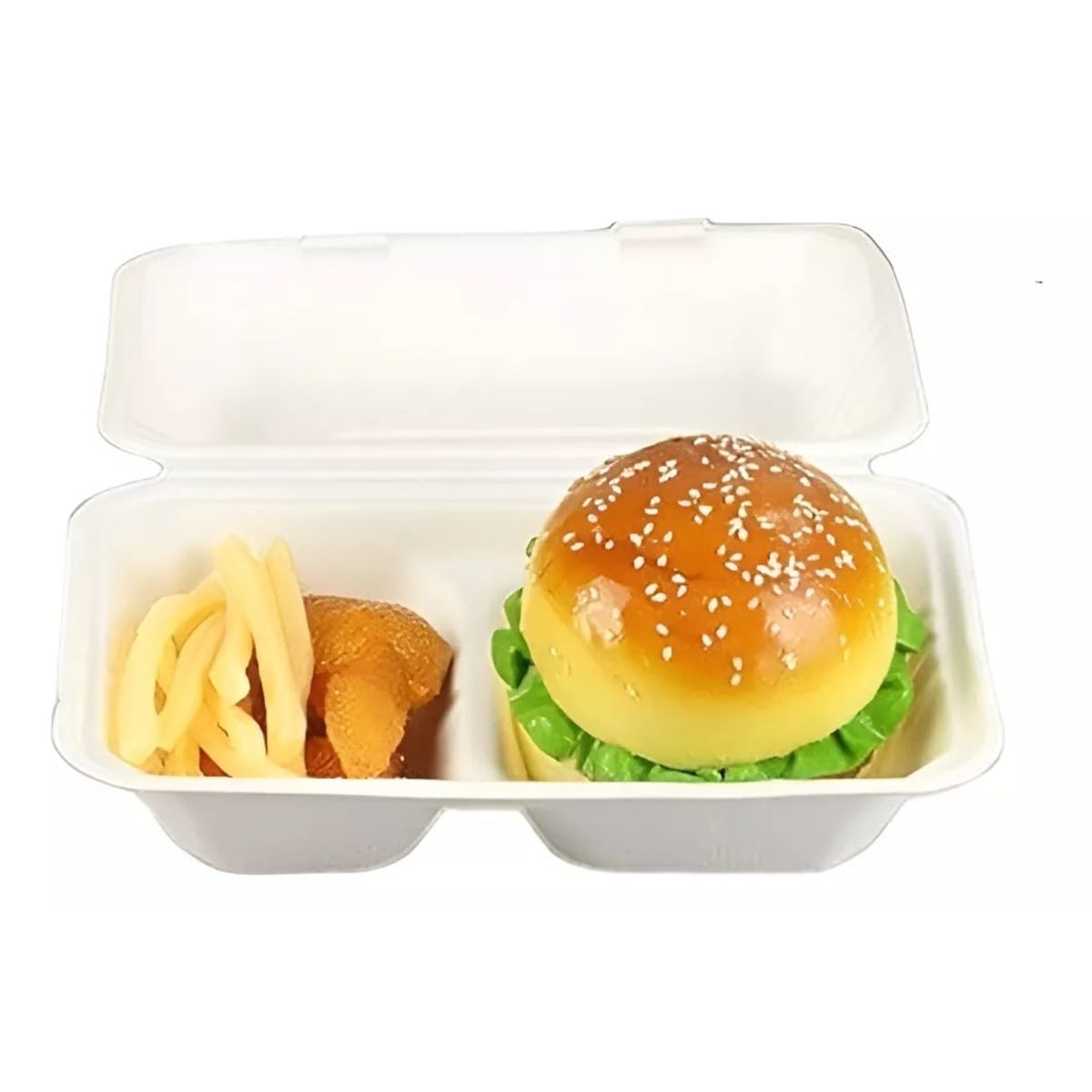 PASTELERIUS - 50 Bandeja Plumavit Bandeja Rectangular C/ Division Bandejas