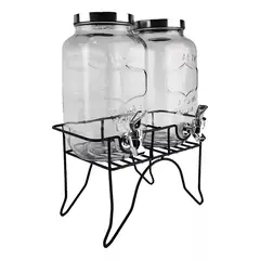 Pasteleria - Dispensador De Bebidas Con Atril Dispensadores doble Jugo 4l