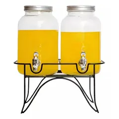 Pasteleria - Dispensador De Bebidas Dispensadores Jugo Atril Doble 35l