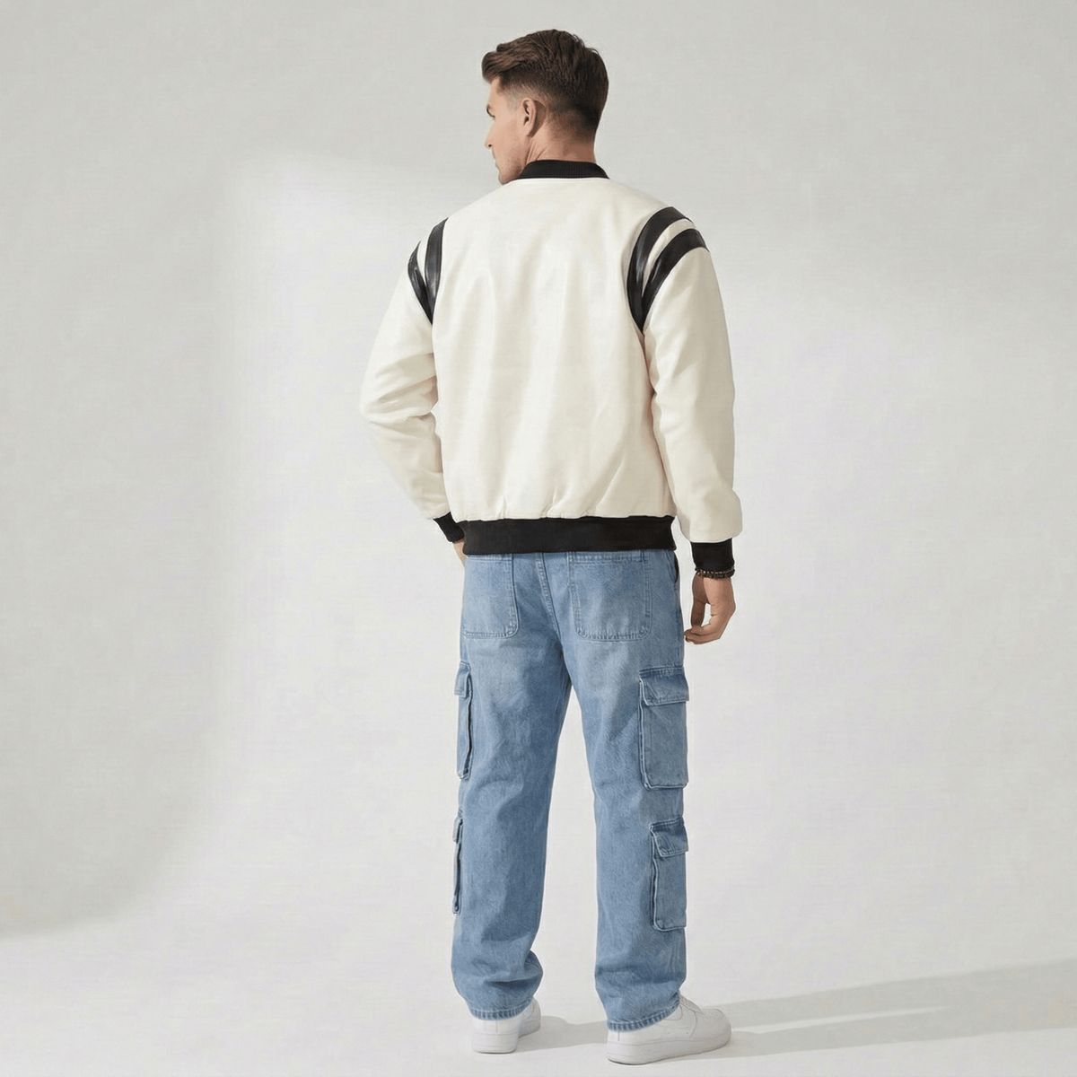 D'JOE - Chaqueta Ecocuero Hombre Roof