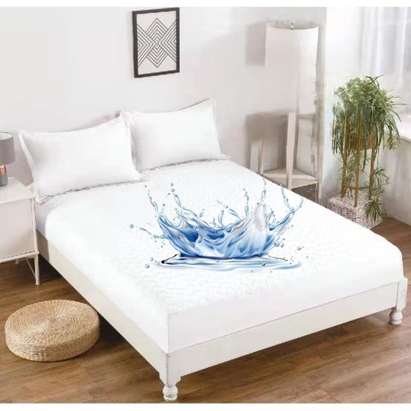 GENERICO - CUBRE COLCHON PROTECTOR IMPERMEABLE 1.5 PLAZAS