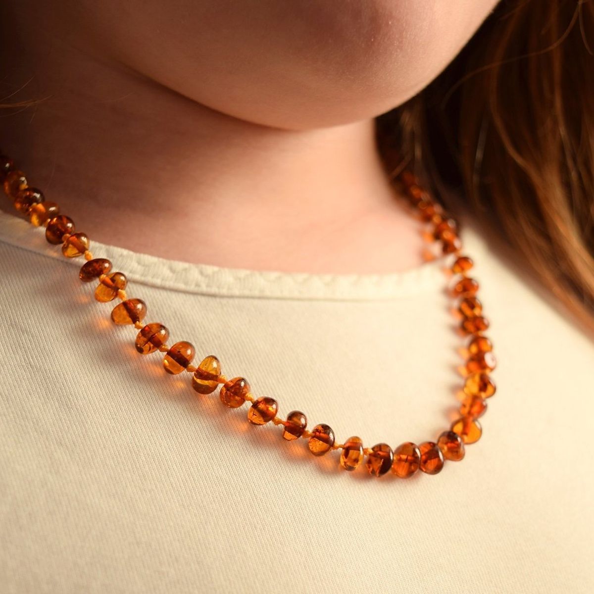 GENERICO - Collar de Ámbar Báltico Certficado para Bebés y Niños