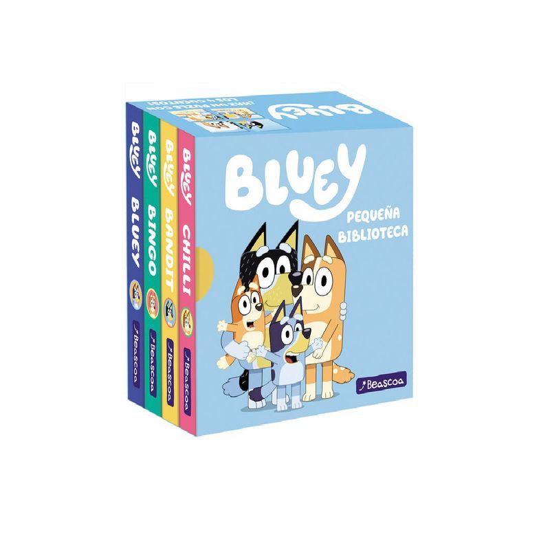 BEASCOA - BLUEY LIBRO JUGUETE PEQUEÑA BIBLIOTECA