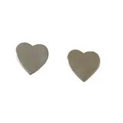 TAETHAI - Aros plata 925 al lóbulo, corazón
