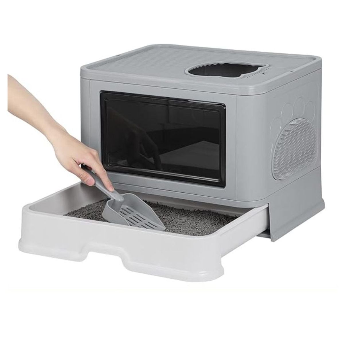 GENERICO - Arenero para gatos 48X36X38 CON PALA