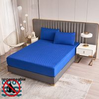 CUBRE COLCHON PROTECTOR IMPERMEABLE 1.5 PLAZAS