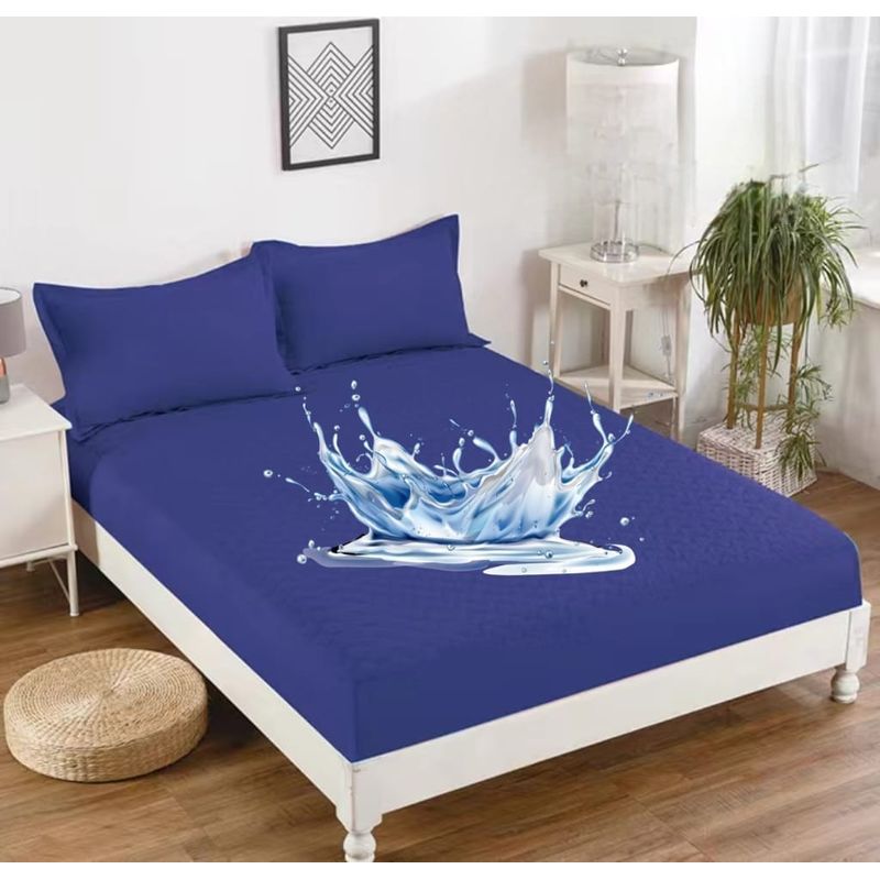 GENERICO - CUBRE COLCHON PROTECTOR IMPERMEABLE 1.5 PLAZAS