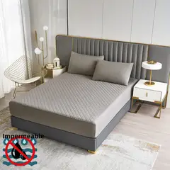 GENERICO - CUBRE COLCHON PROTECTOR IMPERMEABLE 1.5 PLAZAS