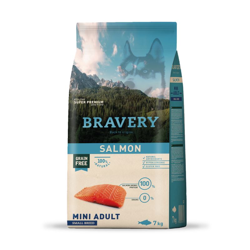 BRAVERY - Bravery Salmon Mini Adulto Dog 7 Kg