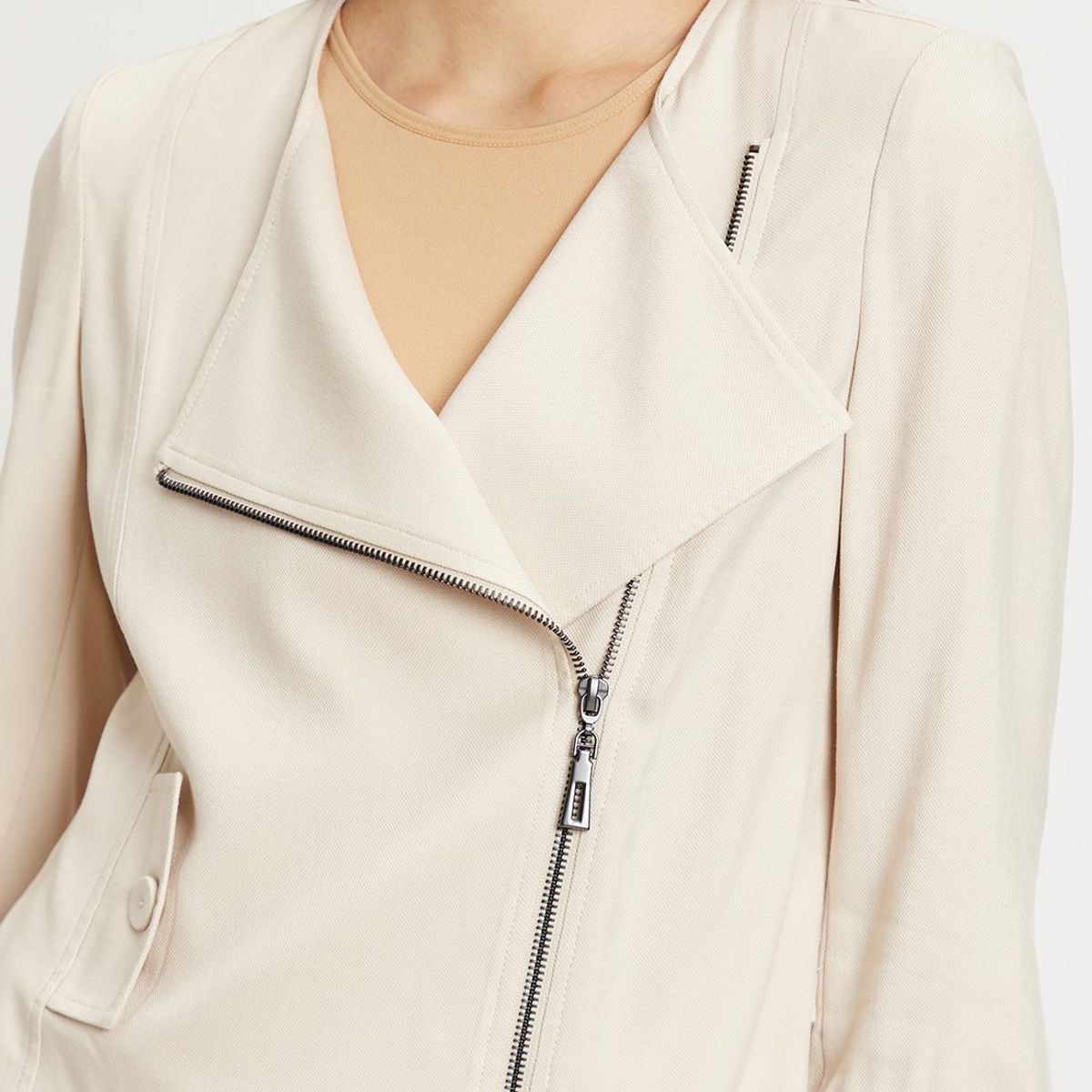 IO - Chaqueta Beige Mujer Io