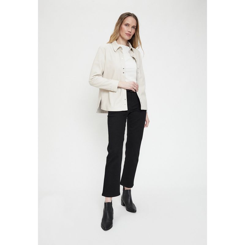 MA GRIFFE - Chaqueta Beige Mujer Magriffe.
