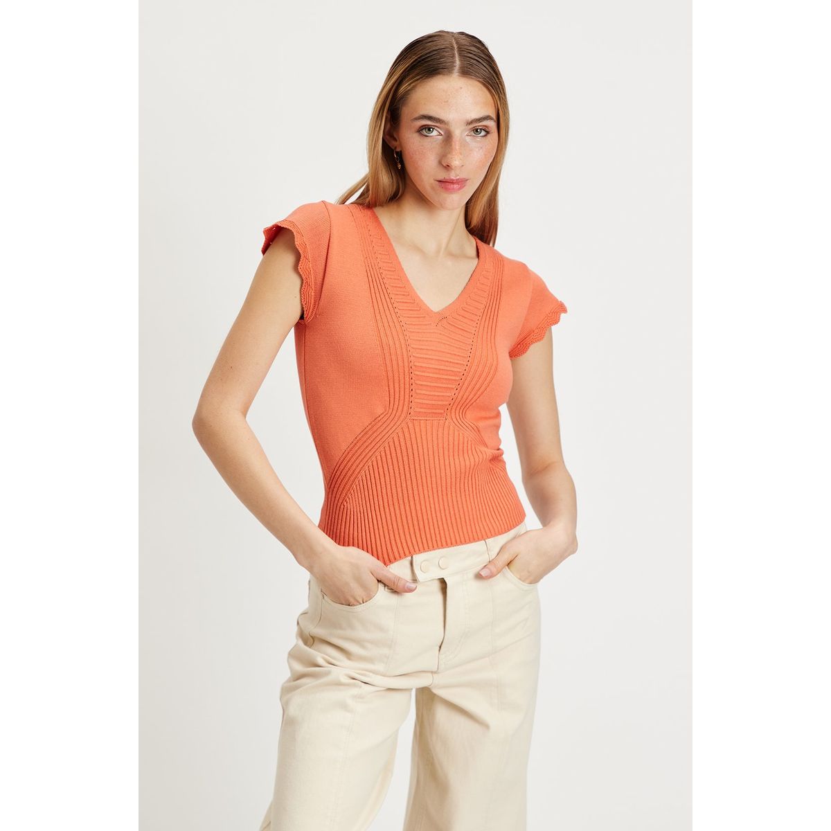 IO - Sweater Naranjo Mujer Io