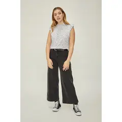 IO - Polera Manga Corta Crudo Mujer