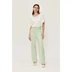 ASH - Pantalon Liso Sastrero Verde