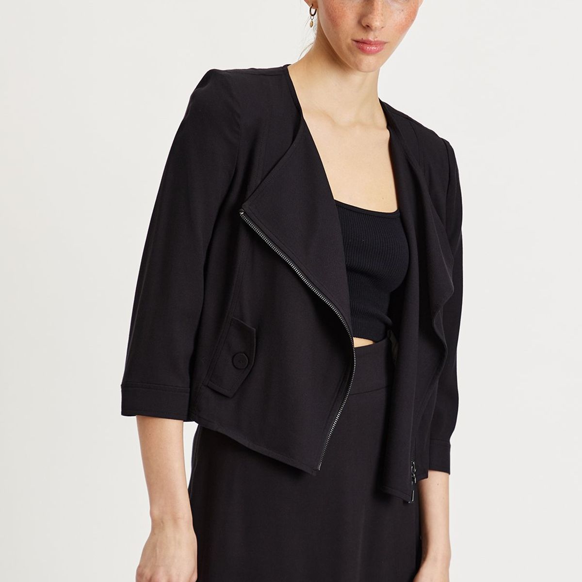 IO - Chaqueta Negro Mujer Io