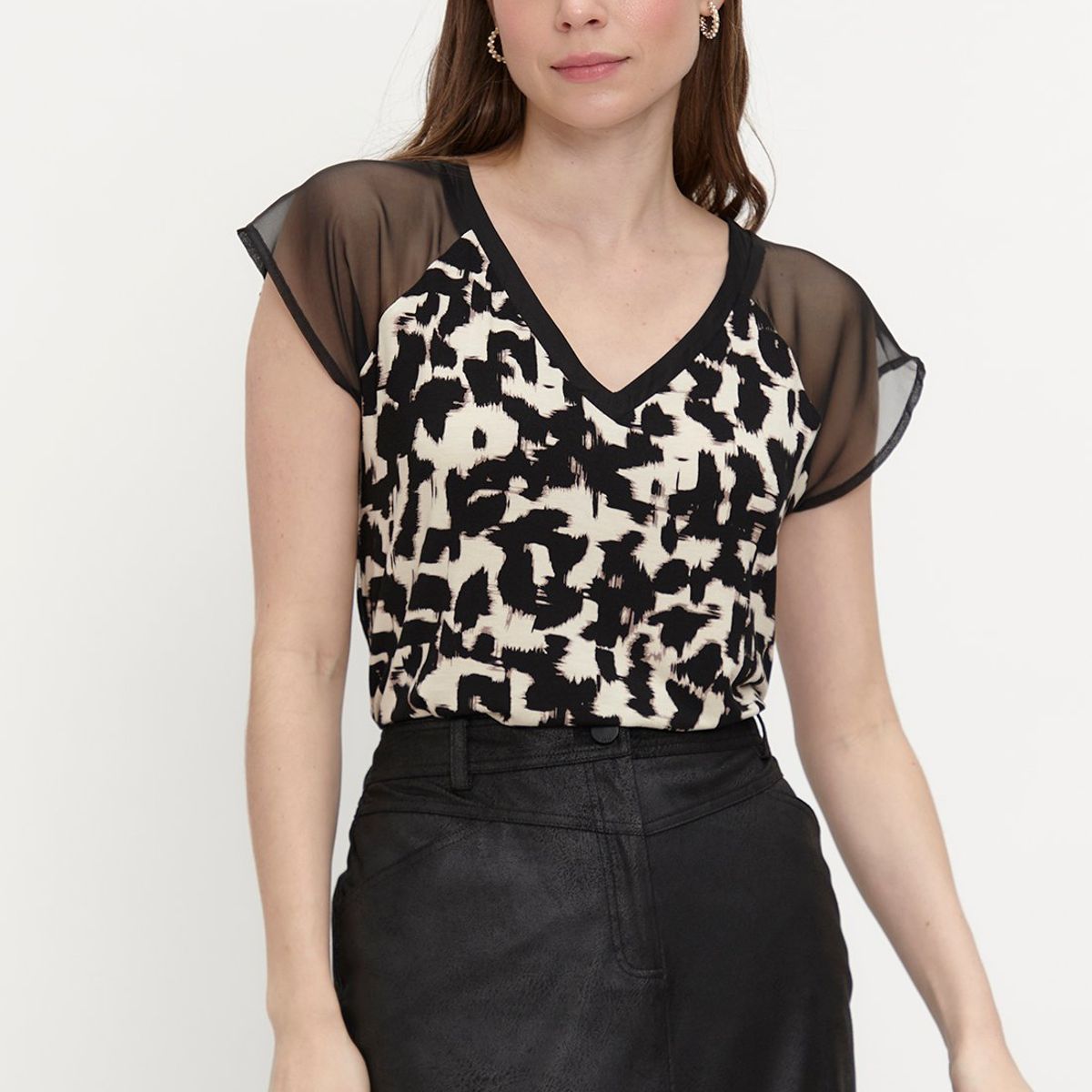 ASH - Polera Sin Mangas Negro Mujer Ash