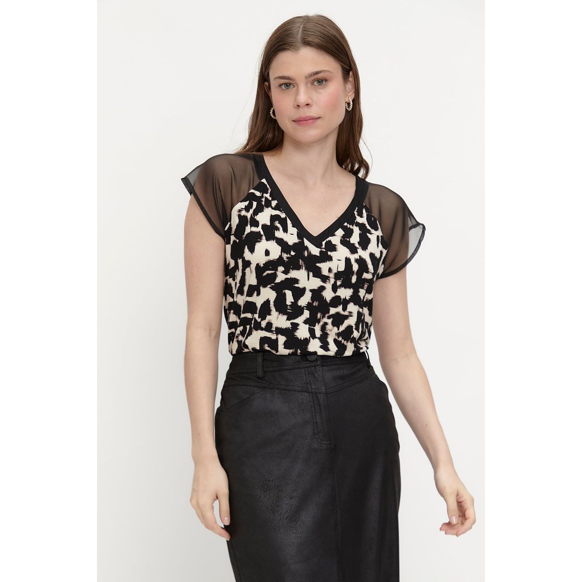 ASH - Polera Sin Mangas Negro Mujer Ash