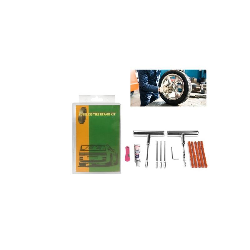 GENERICO - kit de reparación de neumáticos Auto Bicicleta