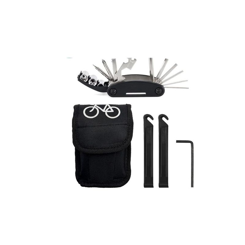 GENERICO - Kit de herramientas Bicicleta + Estuche 598
