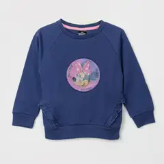 DISNEY - Poleron Niña Lenticular Minnie Azul