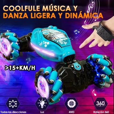 Imagen 2 del producto 24ghz Coche Juguete Rc Gesto Sensor Con Lucesmúsica 8 En 1