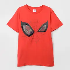 MARVEL - Polera Manga Corta Niño Ojos Spiderman Rojo