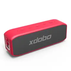 XDOBO - Altavoz Bluetooth portátil Wing - Rojo